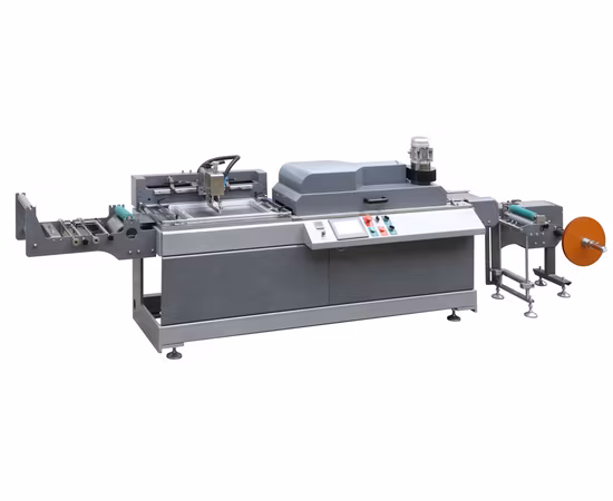 Jdz-2001 Stainless Steel Conveyor Belt Silk Screen Label Printing Machine for Lanyard, Cotton Tape, Textiles, Grosgrain Ribbon Label