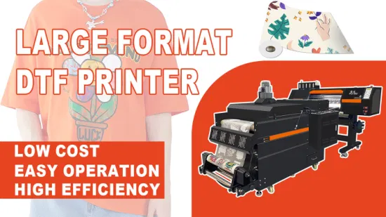 60cm Fluorescent Heat Transfer Digital Inkjet Direct to Film Dtf Printing Machine