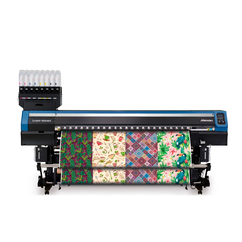 High Speed Mimaki Tx300p-1800mkii Digital Dye Sublimation Textile Printer